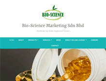 Tablet Screenshot of biosciencemarketing.com
